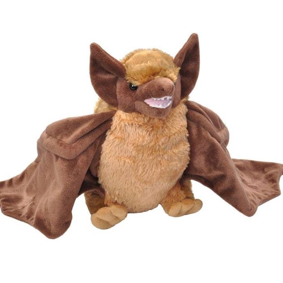Wild Republic Brown Bat Plush Soft Toy - Picture 4 of 15